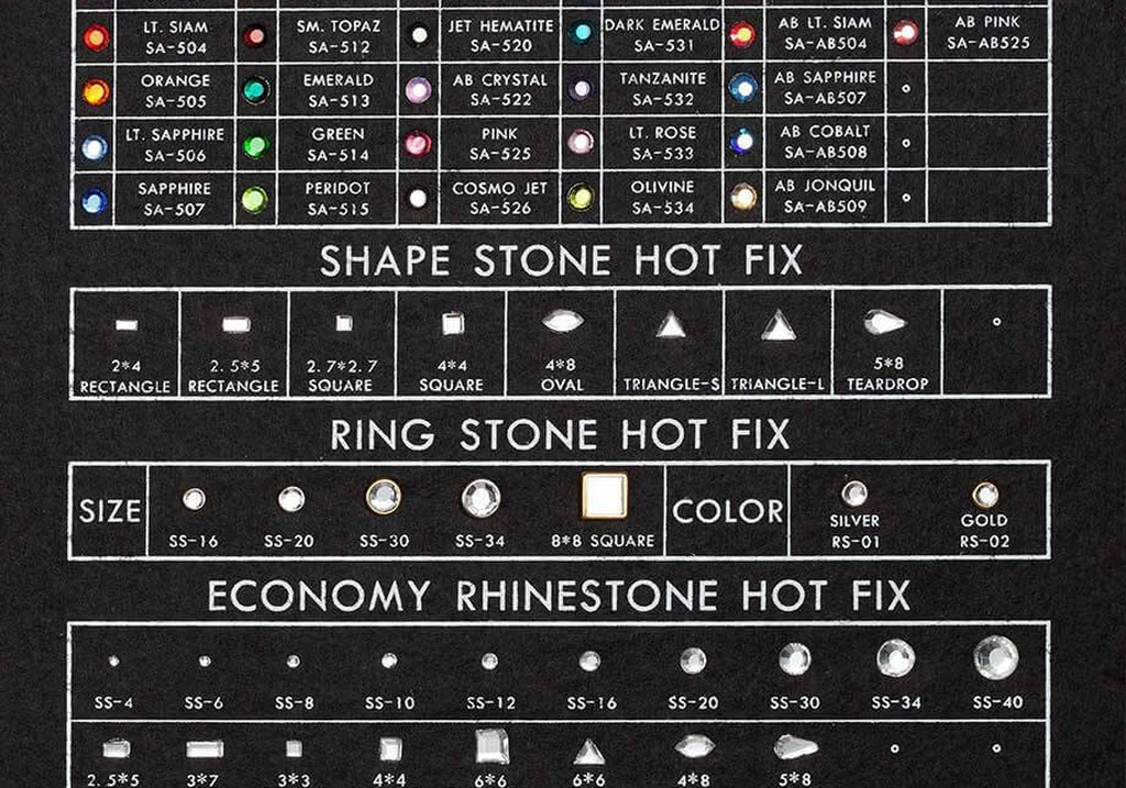 M/c Rhinestone Hot fix